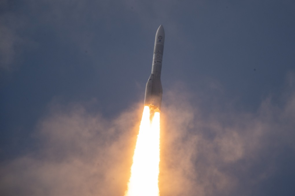 Europe’s Ariane 6 rocket hurtling towards space. Photo: European Space Agency via Reuters