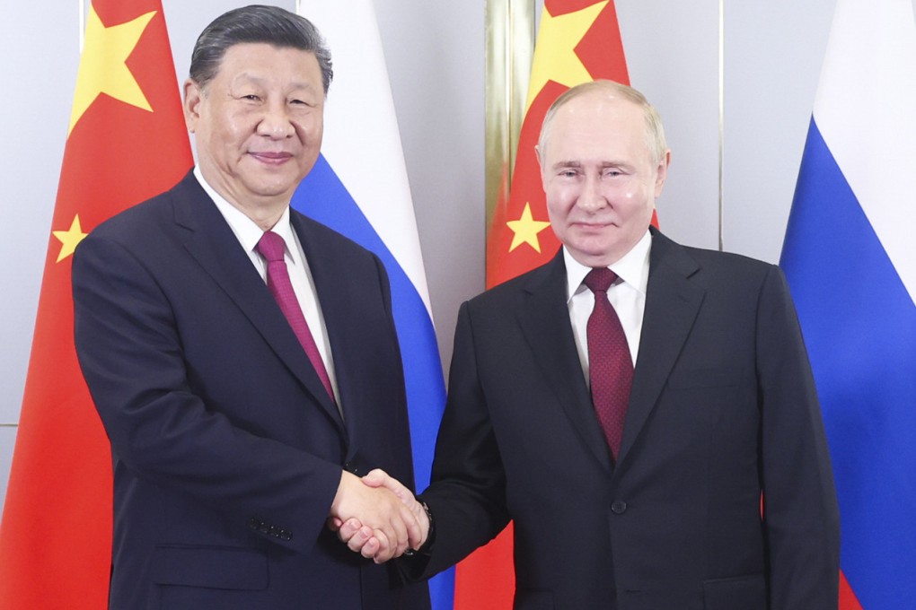 Chinese President Xi Jinping meets with Russian President Vladimir Putin ahead of the 24th Meeting of the Council of Heads of State of the Shanghai Cooperation Organization in Astana, Kazakhstan, on July 3. Photo: Xinhua