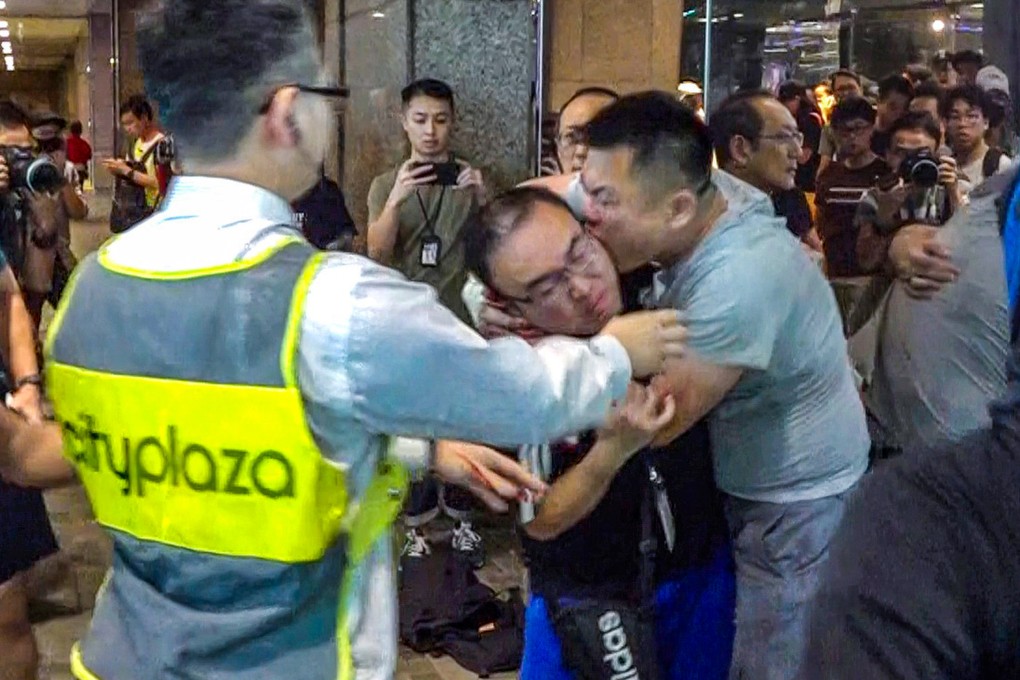 Former businessman Joe Chen bit the ear of then district councillor Andrew Chiu in a drunken rampage in 2019. Photo: Handout