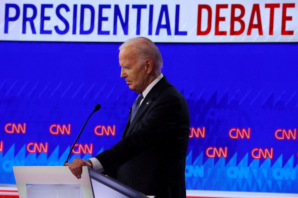 Viewers of the first US presidential election debate (above) were left concerned by Democratic Party candidate Joe Biden’s apparent dotage. At his age, 81, China’s oldest imperial ruler was stepping down, not taking power. Photo: Reuters