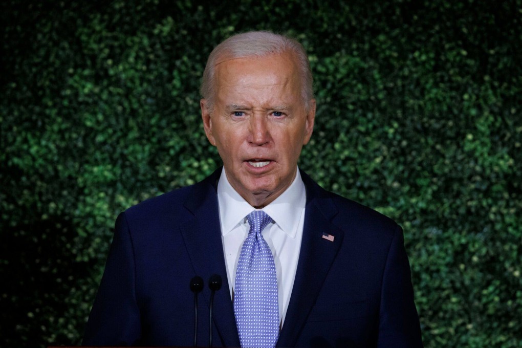 US President Joe Biden on Wednesday. Photo: Bloomberg