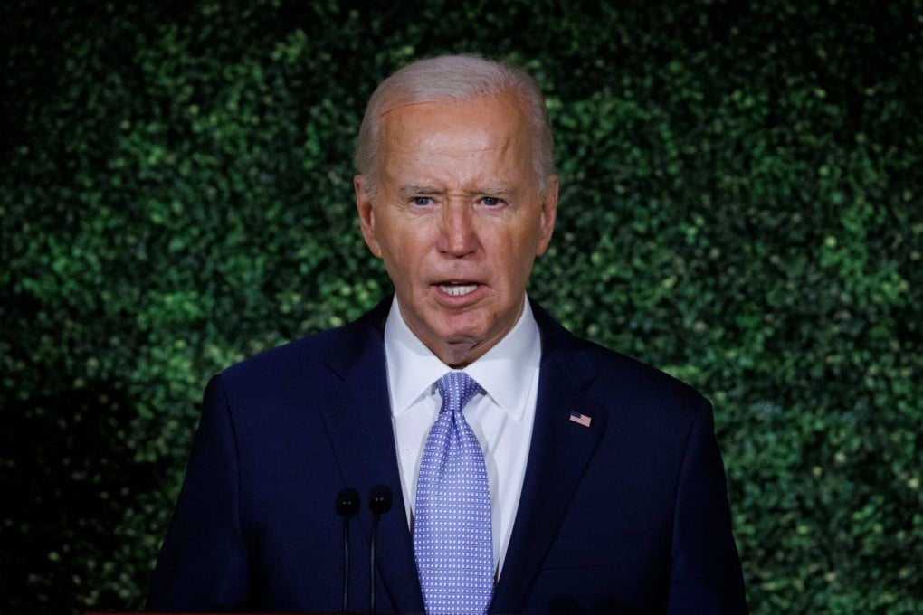 US President Joe Biden on Wednesday. Photo: Bloomberg