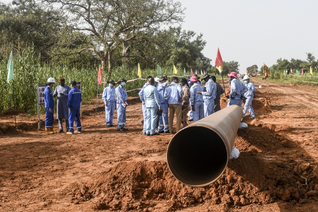 After years of building, the Niger-Benin oil pipeline is now at a standstill while various political crises play out. Photo: AFP