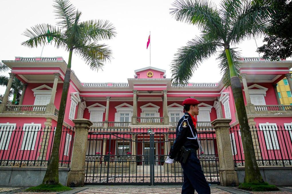 Government House in Macau. Five government websites in the city were temporarily shut down after a cyberattack. Photo: Dickson Lee