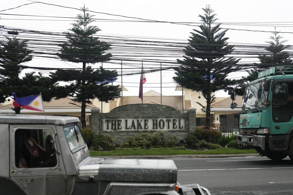A hotel worker found the bodies of the victims, whose hands and feet were tied, in a room at the Lake Hotel in Tagaytay city in Manila. Photo: AP