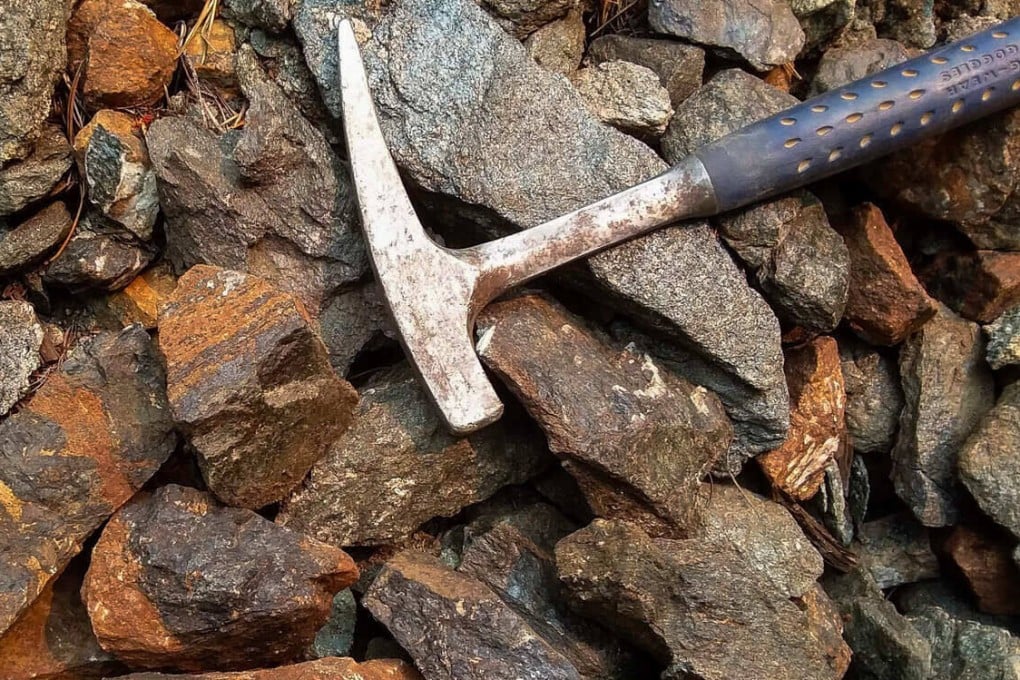 Carbonatite rocks containing high-grade gallium and other critical minerals. Photo: US Critical Materials