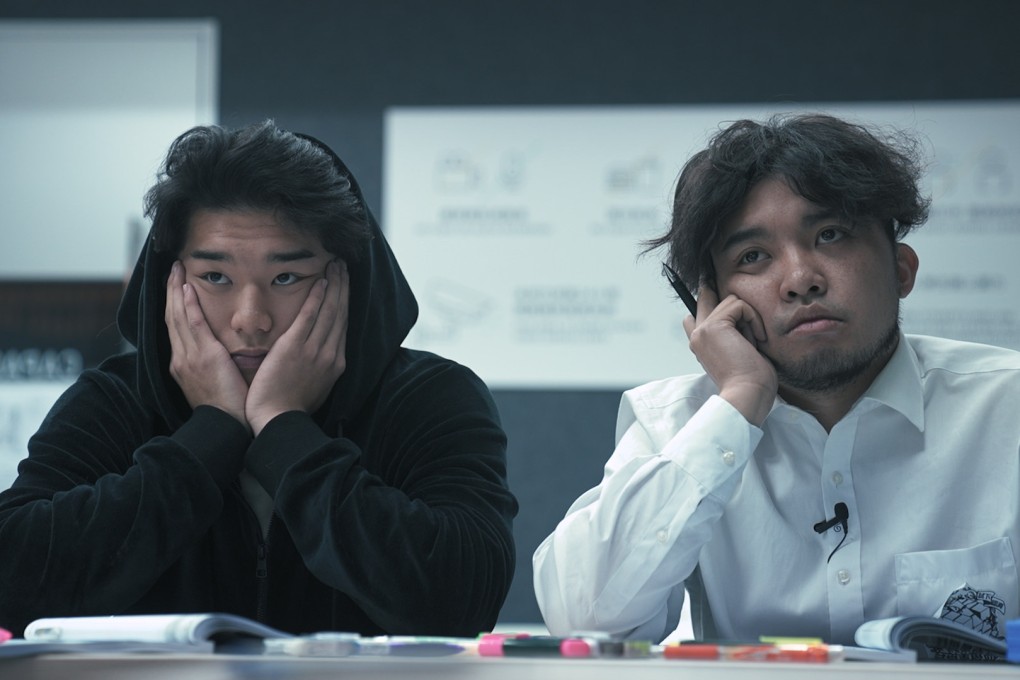 A still from the film Once Upon a Time in HKDSE featuring student Tang Ngai-hong (left) and YouTuber Hui Yin (right). Photo: Handout