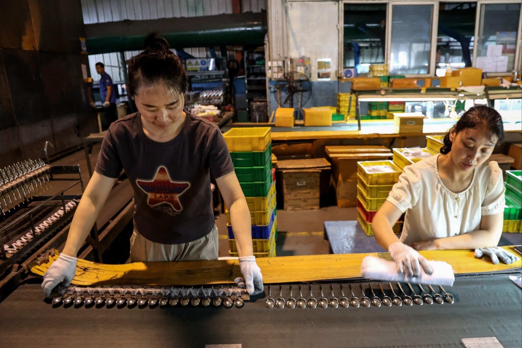China’s small and medium-sized enterprises (SMEs) contribute around 50 per cent of tax income, 60 per cent of gross domestic product, 70 per cent of technological innovation and 80 per cent of jobs. Photo: AFP