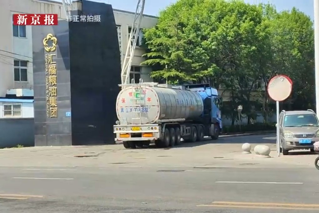 Media reports have said trucks were being used to carry both fuel and food without being properly cleaned. Photo: The Beijing News