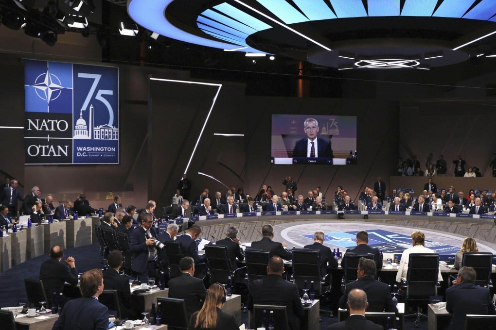 China came in for tough criticism as Nato members and partners met in Washington this week. Photo: Kyodo