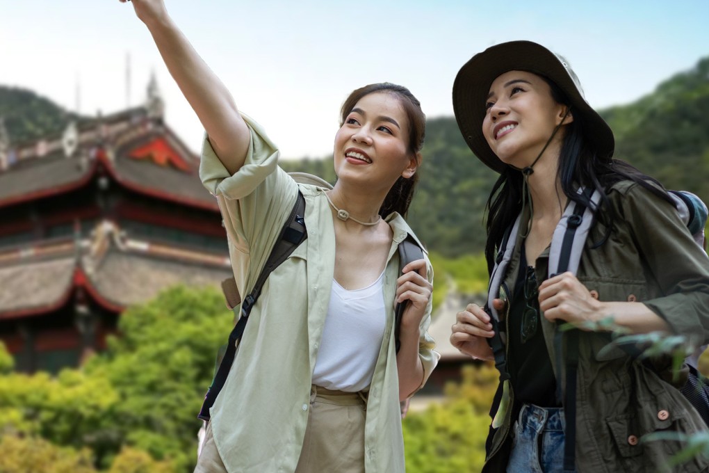 Young people in China are snapping up the chance to take part in a week-long, immersive “jungle experience” at an ancient mainland temple. But there is a catch. Photo: SCMP composite/Shutterstock/Weibo