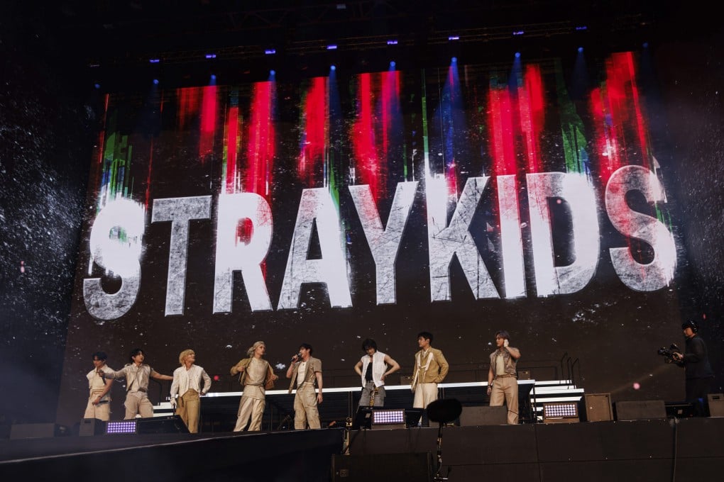 Stray Kids perform live at British Summer Time Hyde Park in London on July 14, 2024. “This is a career highlight,” the popular K-pop group said. Photo: Vianney Le Caer/Invision/AP
