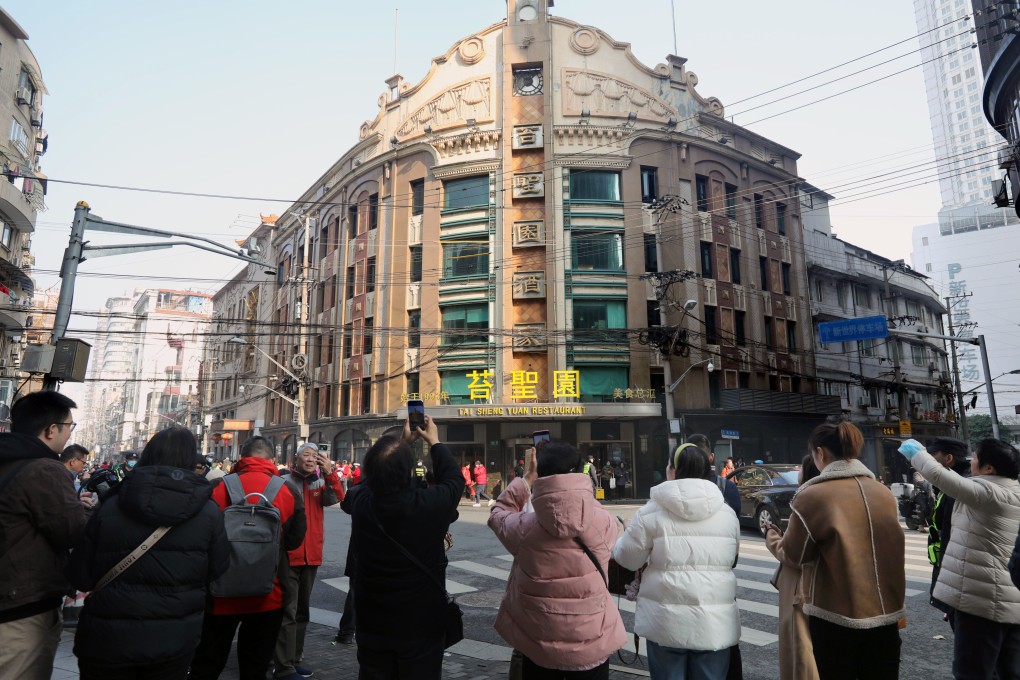 Tai Sheng Yuan Restaurant in Shanghai was the inspiration for the fictitious Zhi Zhen Yuan restaurant featured in Blossoms Shanghai, directed by Hong Kong-based filmmaker Wong Kar-wai and filmed on location in the Chinese city. Photo: Xinhua