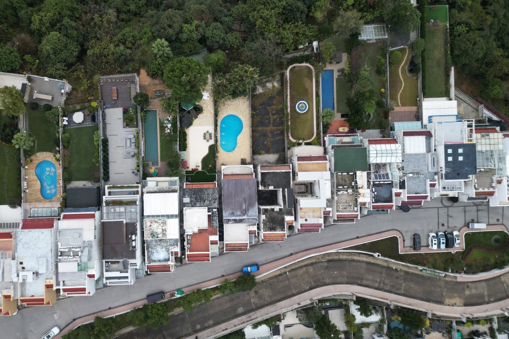 An aerial view of Block B at Flamingo Garden, where many homeowners have landed in hot water over planning breaches. Photo: May Tse