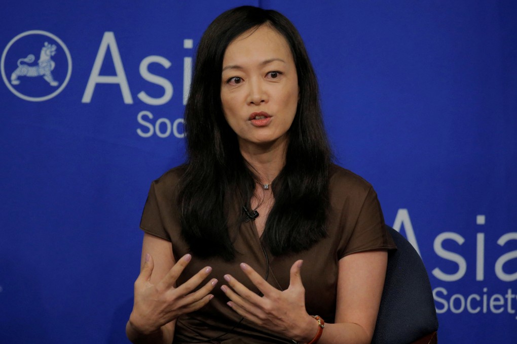 Sue Mi Terry speaks about the US-South Korea alliance during a panel discussion at the Asia Society in New York in 2017. Photo: Reuters
