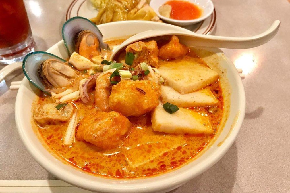 Laksa from Sabah Malaysian Cuisine in Hong Kong. Singaporean chef Damian D’Silva laughs at debate over whether the dish is originally Malaysian or Singaporean. Photo: Instagram/@yuko.sekido