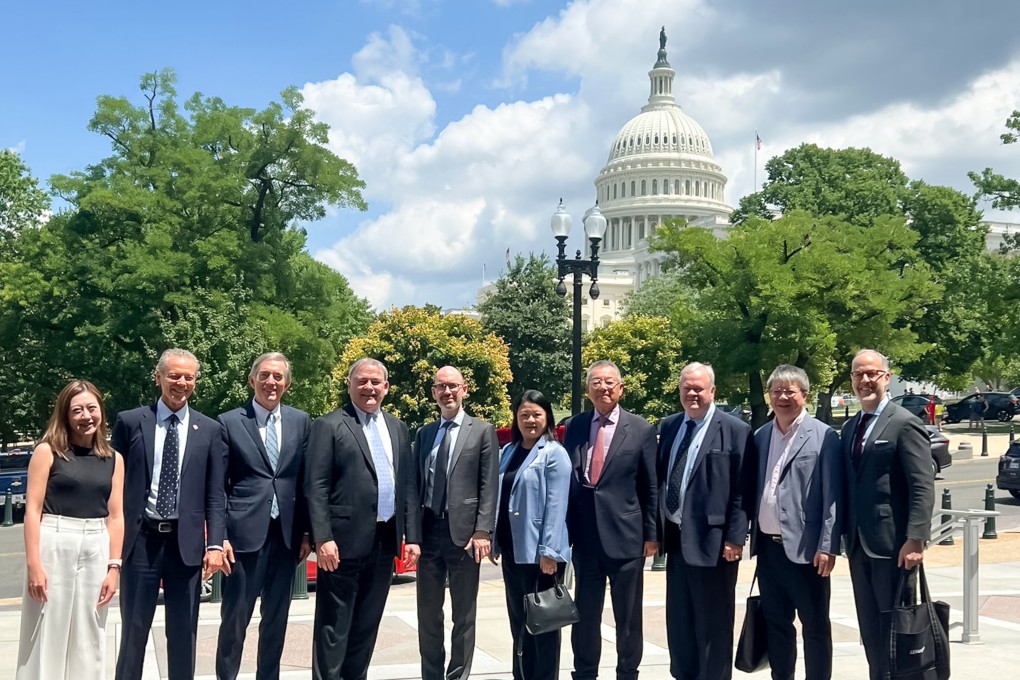 American Chamber of Commerce in Hong Kong sent a delegation to Washington for a four-day visit to meet various experts and US officials. Photo: Instagram@amchamhk