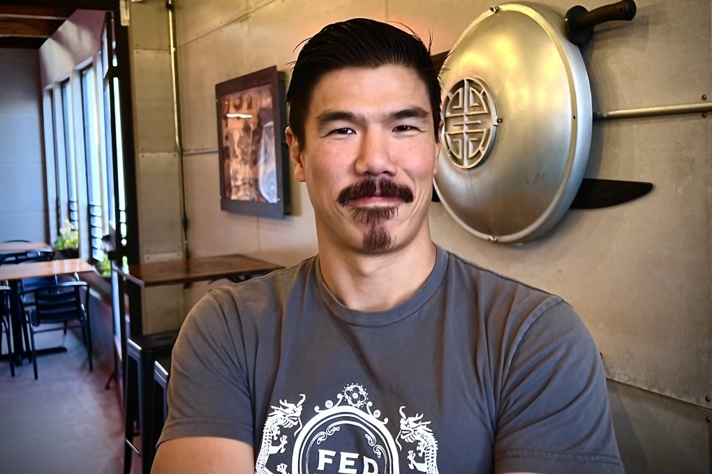 Kevin Wong (above) is a fan of martial arts, which has inspired his restaurant, Far East Descendant. It is decorated in the style of the Donnie Yen film New Dragon Gate Inn, and has dishes with names including Five Deadly Venoms. Photo: Far East Descendant