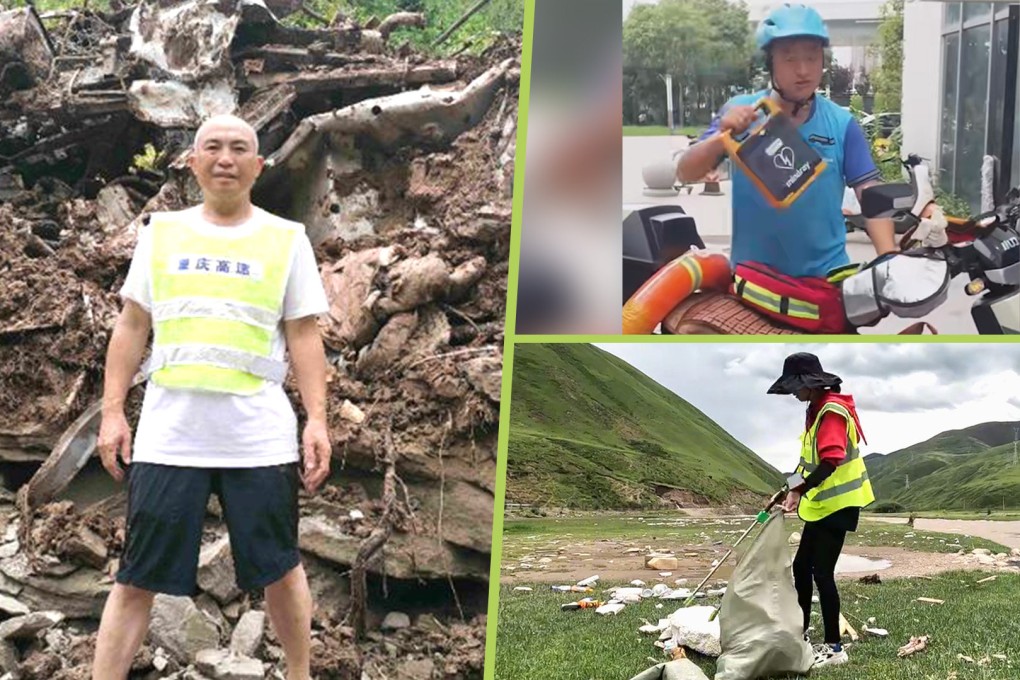 The Post takes a look at some Good Samaritan-themed stories that have come out of China in recent days. Photo: SCMP composite/Douyin/Sina