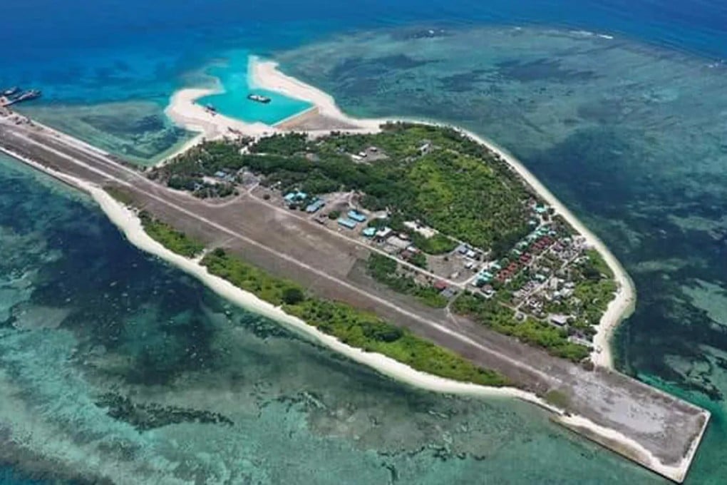 A sheltered port at Pag-asa Island, in the Spratly Islands. The Philippines plans to develop an airport on the island, despite simmering tensions with China.
Photo: Kalayaan Tourism