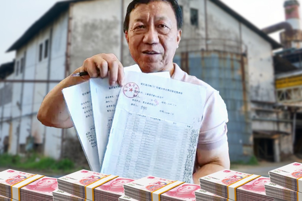 A boss of a factory in China which closed down years ago has been praised for tracking down hundreds of people who worked there and paying them a share of a US$1-million compensation payout he received. Photo: SCMP composite/Shutterstock/Baidu