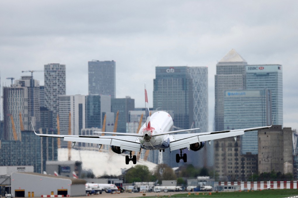 A British Airways plane takes off from the airport in London. Photo: Reuters