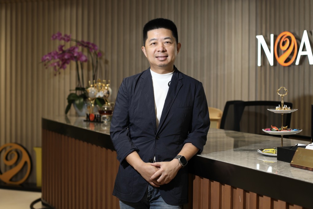 Noah Holdings CFO Grant Pan Qing at the company’s Hong Kong office in Causeway Bay. Photo: Xiaomei Chen