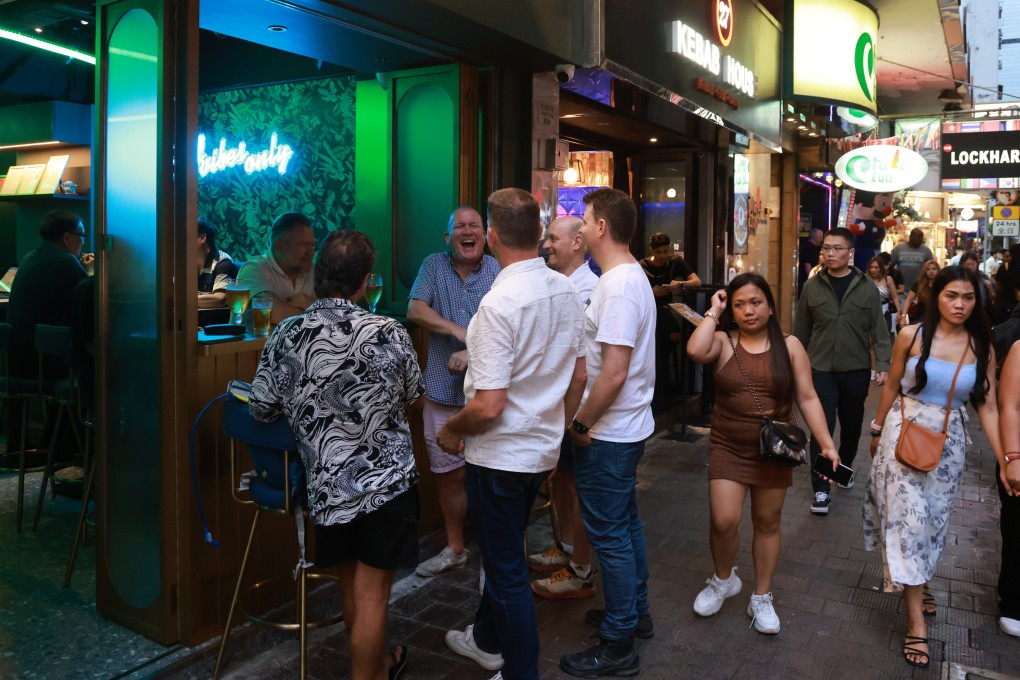 Entertainment districts such as Wan Chai are hoping the Paris Olympics can boost trade in bars and restaurants. Photo: May Tse