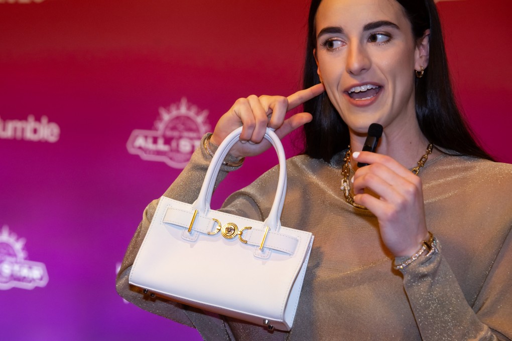 Carrying a Versace bag, Indiana Fever rookie Caitlin Clark sparkled in Tiffany jewellery and a tan Armani dress at the WNBA’s All-Star weekend in Phoenix, Arizona. Clark and fellow players in the women’s professional basketball league are paying new attention to their style off the court. Photo: Mark J. Rebilas-USA Today Sports