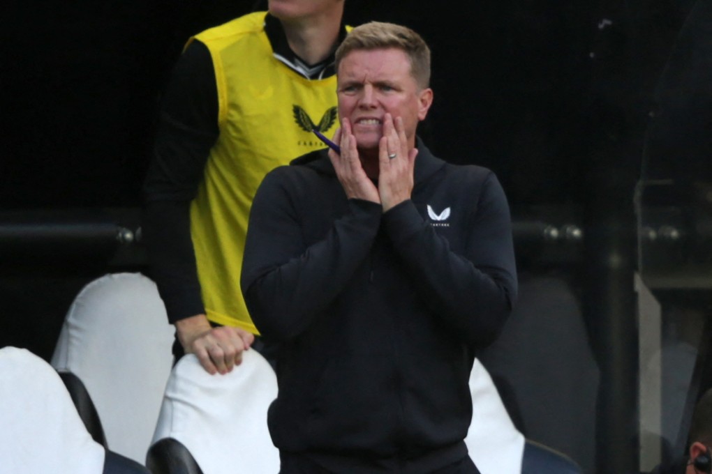 Newcastle United head coach Eddie Howe has been linked with the vacant England job. Photo: AFP
