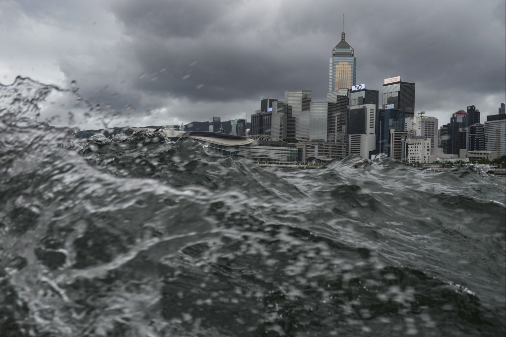 One of the typhoons that struck Hong Kong last year. The Observatory has reminded the public to stay away from the shoreline and not to engage in water sports. Photo: Xiaomei Chen