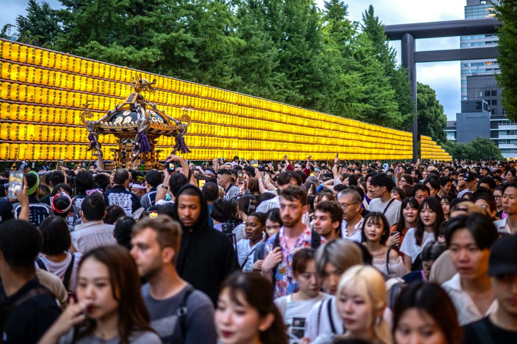International visitors throng Mitama Matsuri, one of Tokyo’s largest summer events. Photo: AFP
