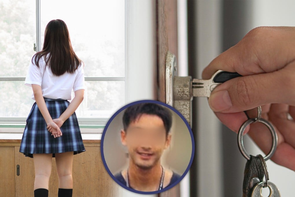 A Japanese school teacher has been arrested after he broke into the home of an ex-pupil with the intention of stealing her school uniform. Photo: SCMP composite/Shutterstock/YouTube