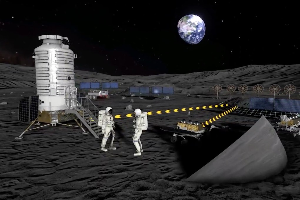 A video promotes a joint China-Russia International Lunar Research Station. Some 25 countries and research bodies have joined the project. Photo: China National Space Administration