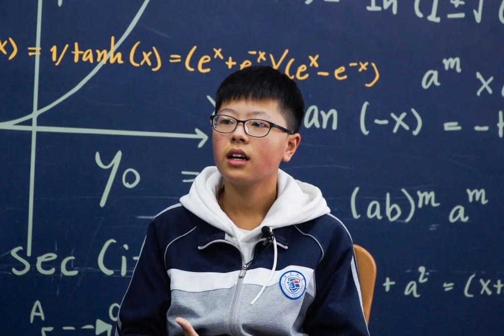 Shi Haojia, 16, from Zhejiang province, eastern China was the only contestant at the 65th International Mathematical Olympiad to achieve a perfect score. Photo: Handout