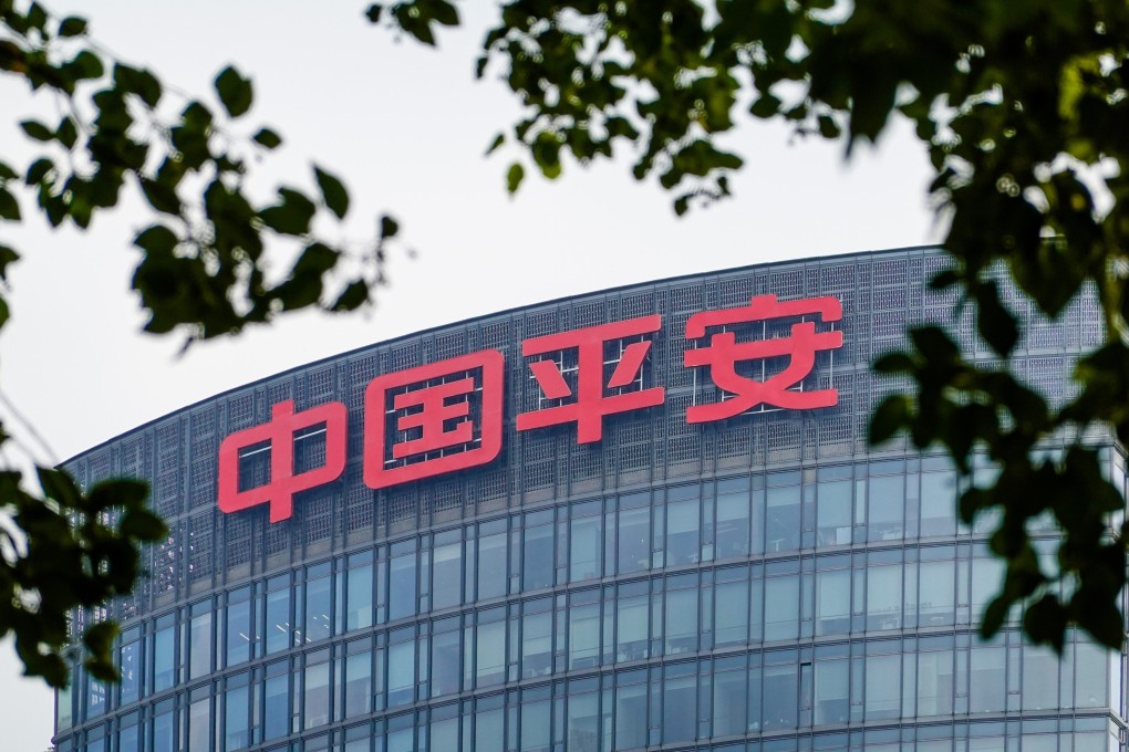 China Ping An office building and corporate LOGO in Shanghai, China, August 11, 2023. The insurer is turning to the convertible bond market to raise US$3.5 billion, joining a raft of Chinese companies tapping cheaper funding sources amid high interest rates. Photo: Getty Images