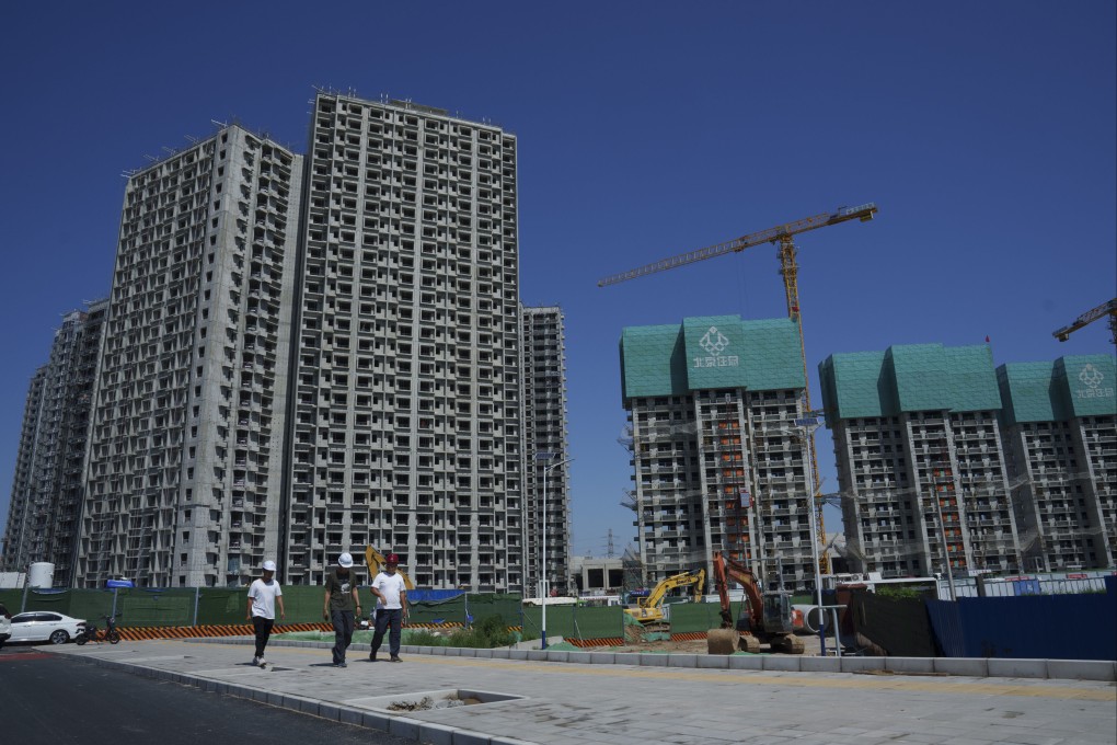 The Beijing-based National Institute for Finance and Development warned that China’s beleaguered property sector is having a major drag on household borrowing and consumption. Photo: AP