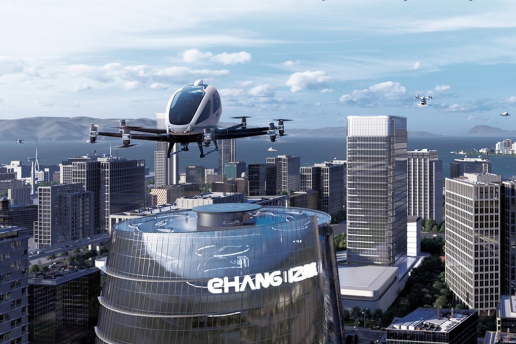 EHang is working closely with the Civil Aviation Administration of China to establish a new operating system for pilotless aerial vehicles. Photo: SCMP