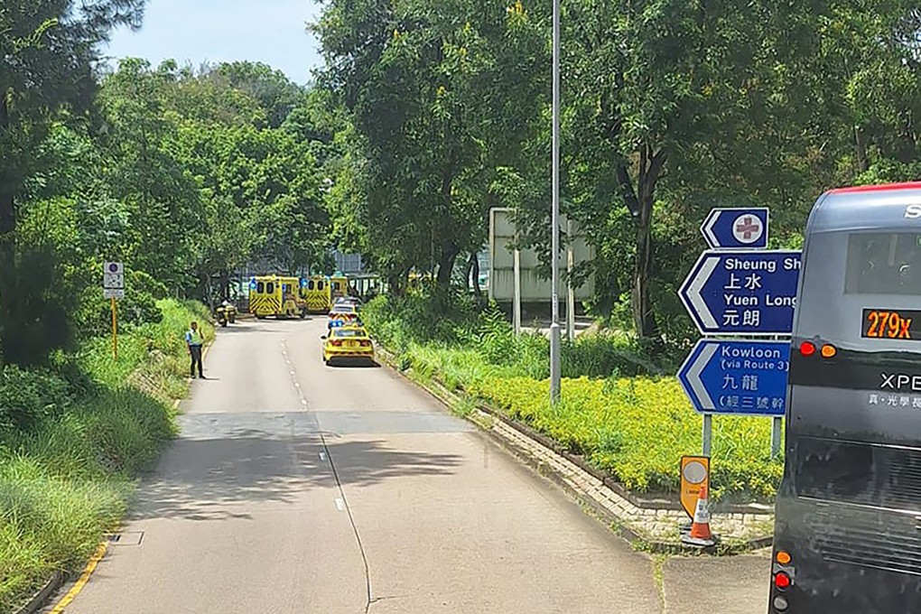 A minibus driver has been arrested on suspicion of dangerous driving. Photo: Handout