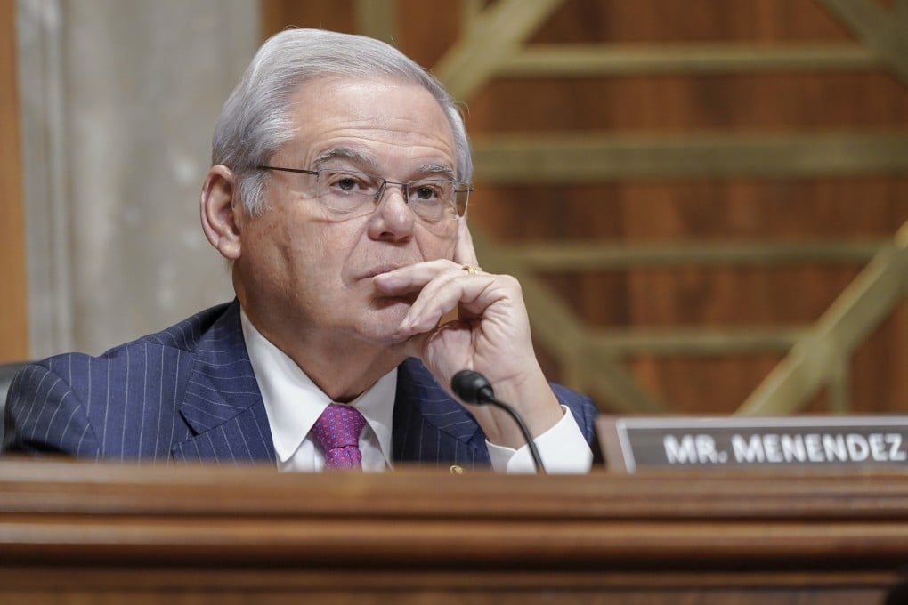 US Senator Bob Menendez listens during a Senate Foreign Relations Committee hearing in Washington in December. Photo: AP