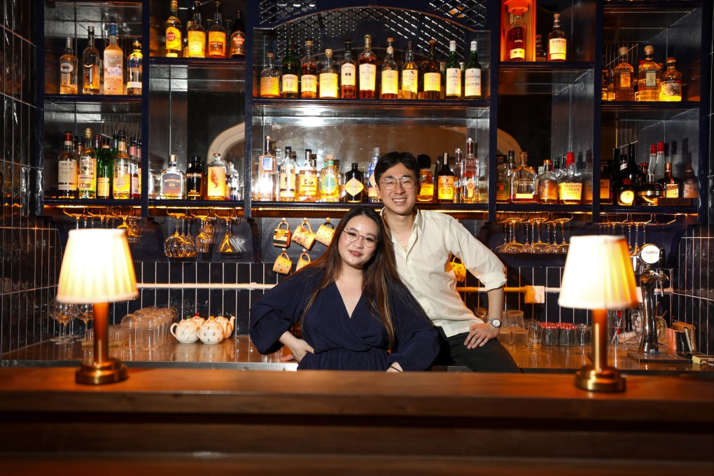 The Holywell’s founders Andrea Mak and Richard Tam drew on their time in the UK to create a Hong Kong bar with an interior and cocktail menu bursting with English flavour. Photo: Xiaomei Chen