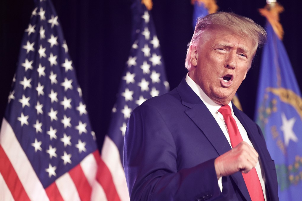 Republican US presidential candidate Donald Trump prepares to speak at an event in Las Vegas on July 8. Photo: TNS