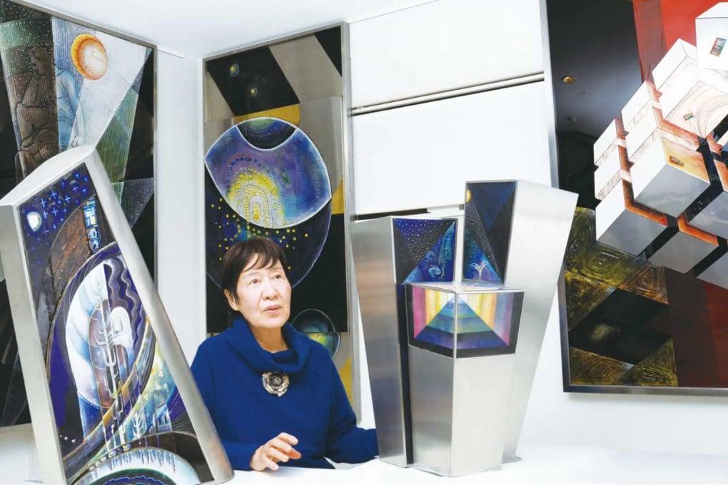 Hiroshima atomic bomb survivor Toshiko Tanaka used her cloisonné enamel art to express her feelings about the bombing rather than speak about it. These days she uses it to promote peace. Photo: Hiroshima: Faces