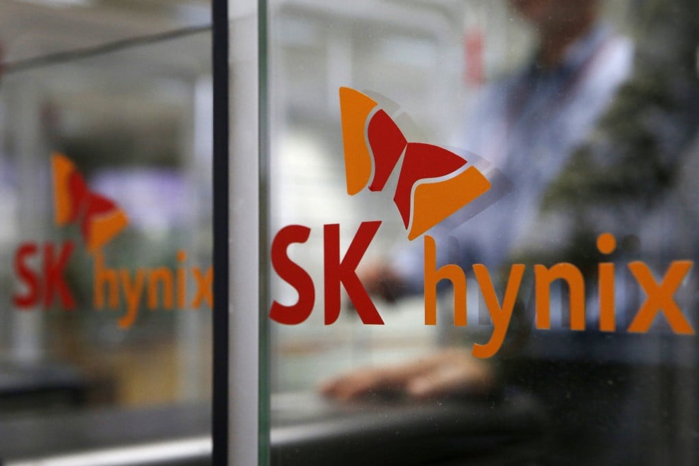 The logo of SK Hynix at its headquarters in Seongnam, South Korea. Photo: Reuters