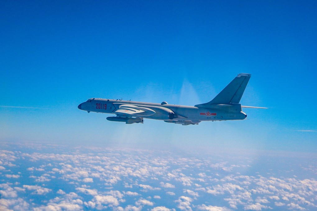 A Chinese H-6 bomber, similar to the PLA warplanes, was detected along with Russian aircraft in the Air Defence Identification Zone off the coast of Alaska on Wednesday. Photo: Handout