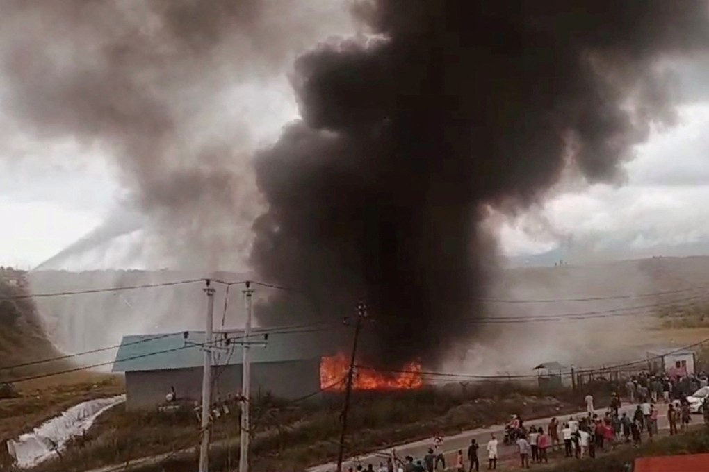 Aftermath of the Saurya Airlines plane crash in Kathmandu. The incident has cast a spotlight on the mountainous, landlocked nation’s poor record on air safety. Photo: Reuters