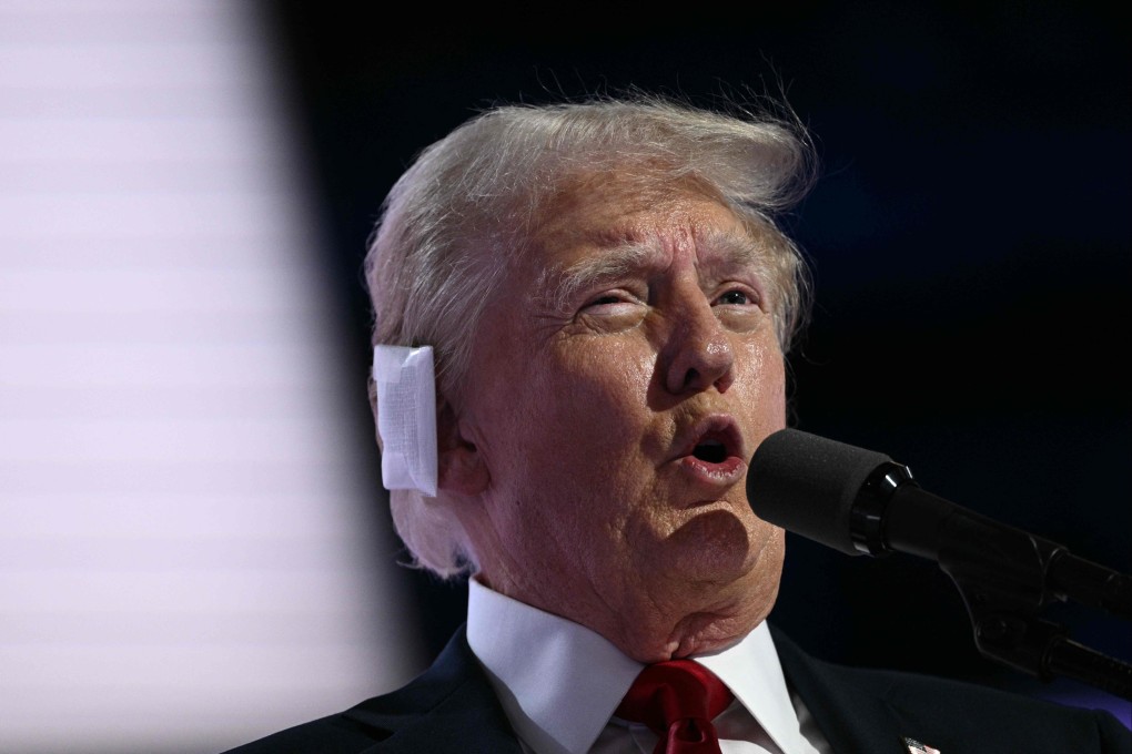 Republican US presidential candidate Donald Trump speaks at the Republican National Convention in Milwaukee, Wisconsin, on July 18. Photo: AFP