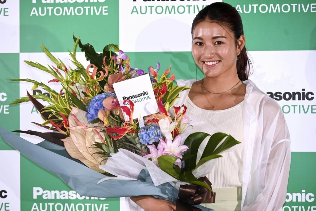 Japanese surfer Shino Matsuda is just one of the athletes making waves for their looks as well as their skills. Photo: Kyodo