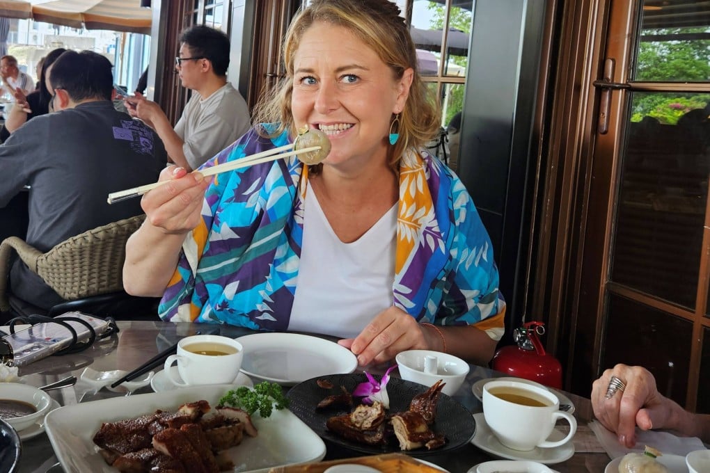 Hong Kong-born Kiri Sinclair at Royal China Pearl in Tai Po. Raised in the city’s New Territories, many of her favourite restaurants are there. Photo: Kiri Sinclair