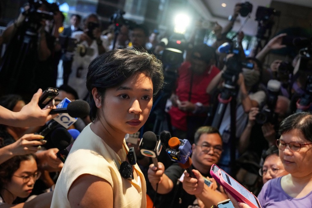 Selina Cheng was voted chairwoman of the Hong Kong Journalists Association during its
election on June 22 and assumed office on July 1. Photo: Sam Tsang